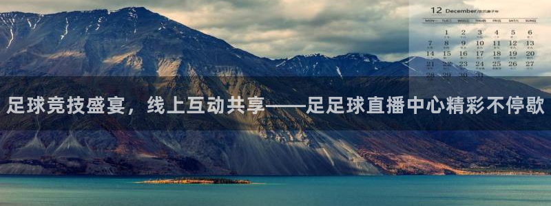 体育直播919：足球竞技盛宴，线上互动共享——足足球直播中心精彩不停歇