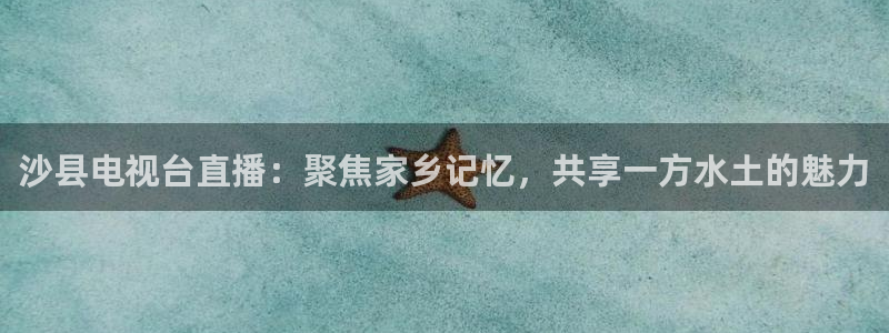 919直播看球app：沙县电视台直播：聚焦家乡记忆，共享一方水土的魅力