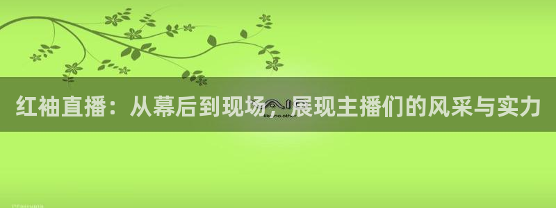 919体育直播平台在线观看：红袖直播：从幕后到现场，展现主播们的风采与实力